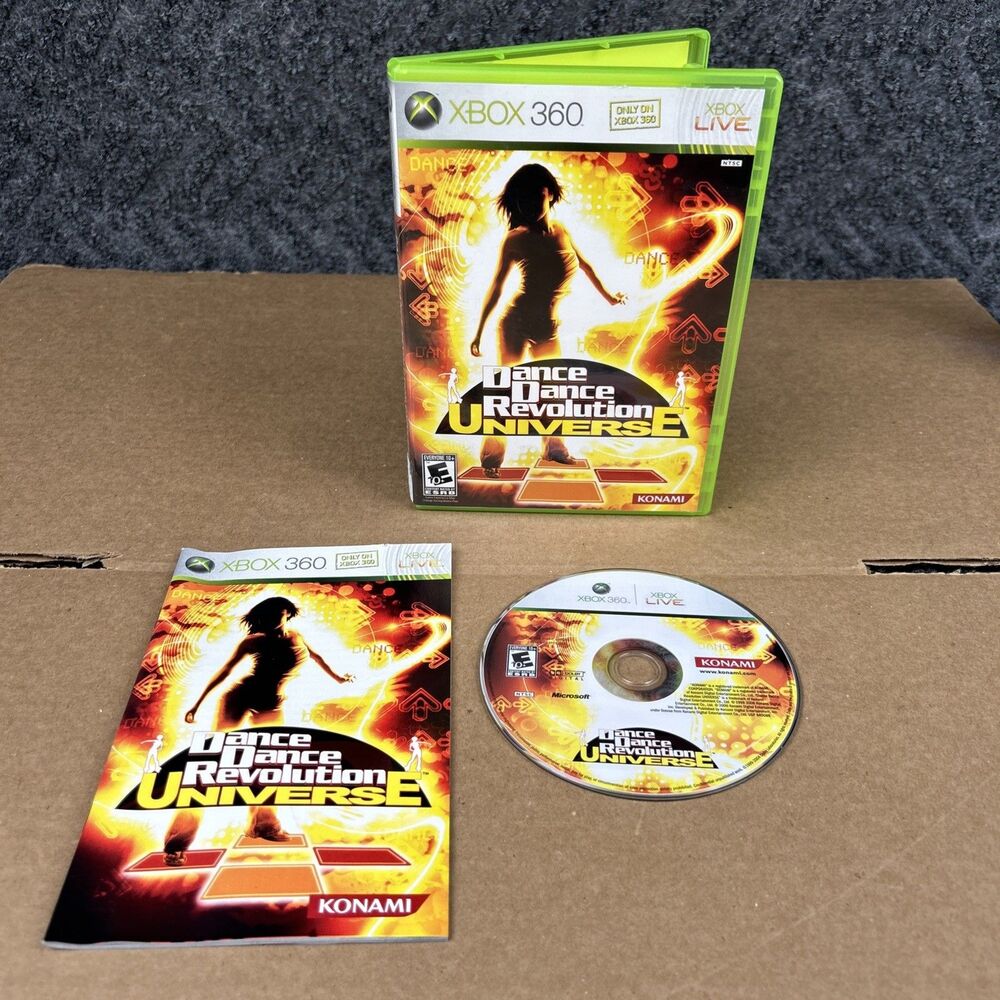 Dance Dance Revolution: Universe (Microsoft Xbox 360, 2007) TESTED